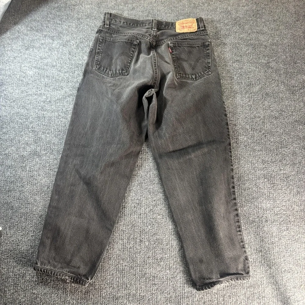 Vintage Levis 560 Jeans Mens 31x30 Gray Relaxed Tapered Denim Pants USA 90s‎